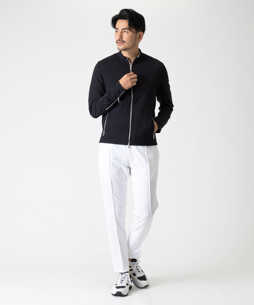 DESIGNWORKS（デザインワークス）の「ナイロントラックジャケット（ブルゾン・メンズ・モカ/ブラック・46/48/50）」の10枚目の写真