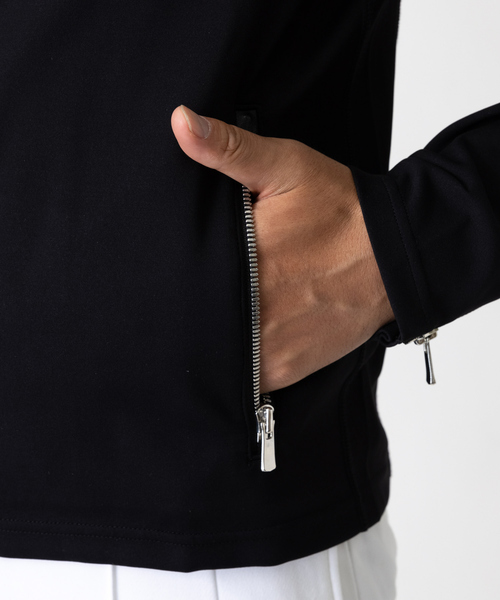 DESIGNWORKS（デザインワークス）の「ナイロントラックジャケット（ブルゾン・メンズ・モカ/ブラック・46/48/50）」の5枚目の写真