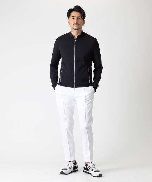 DESIGNWORKS（デザインワークス）の「ナイロントラックジャケット（ブルゾン・メンズ・モカ/ブラック・46/48/50）」の9枚目の写真