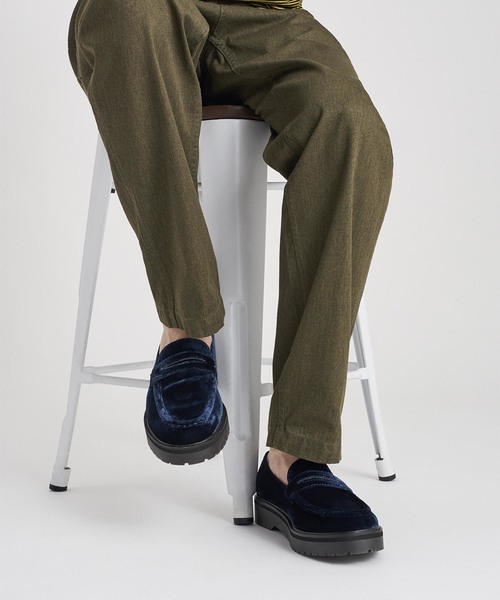 Saturdays NYC（サタデーズ ニューヨークシティ ）の「Idris Velvet Loafer（ドレスシューズ・メンズ・ブラック/ネイビー/レッド・25.0cm/26.0cm/27.0cm/28.0cm）」の9枚目の写真