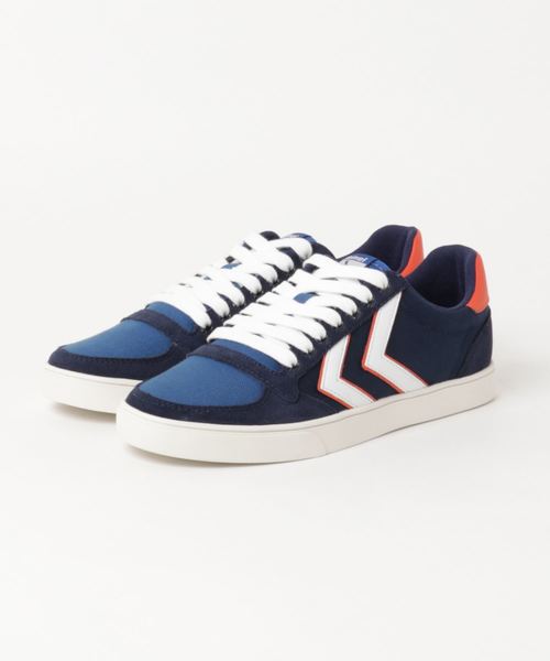 hummel(ヒュンメル)の「hummel/ヒュンメル SLIMMER STADIL LOW/スリマー スタディール ロー(スニーカー)」|ブルー