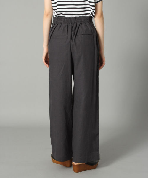 LOWRYS FARM（ローリーズファーム）の「アサコンワイドパンツ　826141（その他パンツ・レディース・ブラック/ブラウン/カーキ/アイボリー/ブラウン系その他/グレイッシュベージュ・MEDIUM/LARGE）」の12枚目の写真