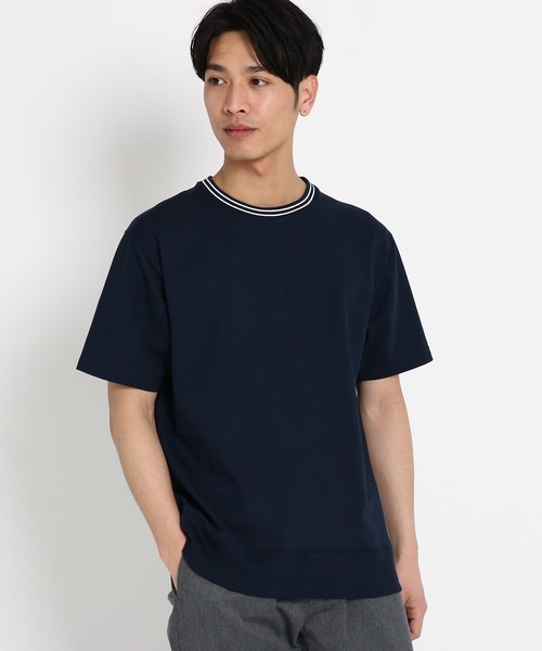 Web 一部店舗限定 ラインリブtシャツ
