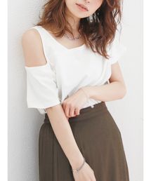 Ungrid | アシメデザインショルダーTee(Tシャツ/カットソー)