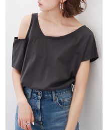 Ungrid | アシメデザインショルダーTee(Tシャツ/カットソー)