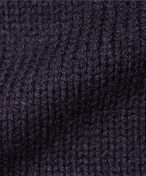 NANO universe（ナノユニバース）の「ハイバルキータートルニット（ニット/セーター・メンズ・ネイビー/ライトグレー/グリーン・44/46/48）」の9枚目の写真