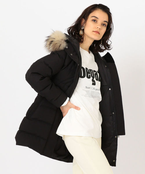SHIPS(シップス)の「PYRENEX:【SHIPS別注】GRENOBLE JACKET ◇(ダウンジャケット/コート・レディース・ブラック/ネイビー・36/38/40)」の19枚目の写真