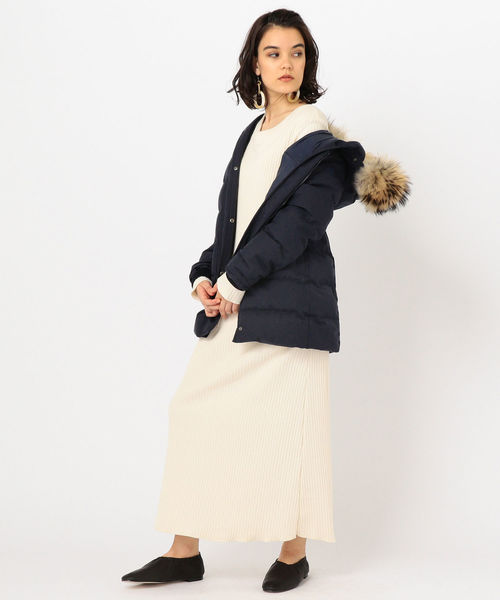 SHIPS(シップス)の「PYRENEX:【SHIPS別注】GRENOBLE JACKET ◇(ダウンジャケット/コート・レディース・ブラック/ネイビー・36/38/40)」の3枚目の写真