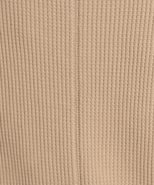 niko and...（ニコアンド）の「ベーシックワッフルプルオーバー（Tシャツ/カットソー・レディース・ベージュ/カーキ/オフホワイト/レッド・MEDIUM/LARGE）」の16枚目の写真