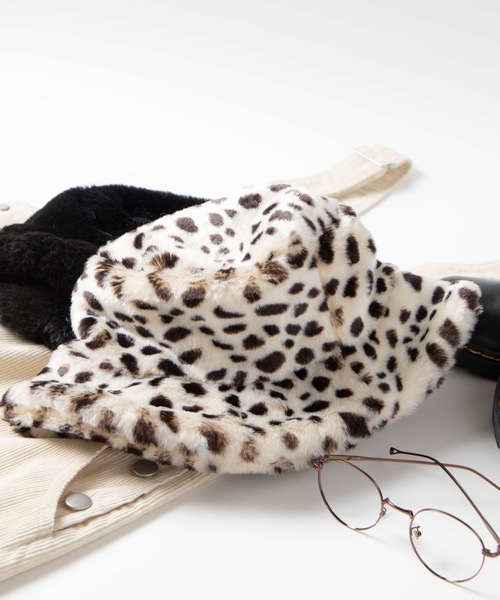 WEGO（ウィゴー）の「WEGO/ファーバケットハット（ハット・レディース・ベージュ/その他1/その他2/その他3/ブラック/その他4・FREE）」の4枚目の写真