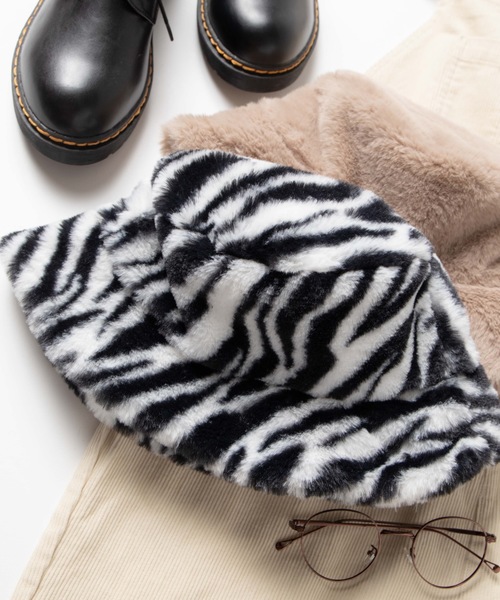 WEGO（ウィゴー）の「WEGO/ファーバケットハット（ハット・レディース・ベージュ/その他1/その他2/その他3/ブラック/その他4・FREE）」の5枚目の写真