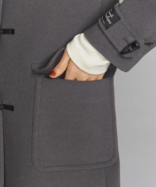 BEAUTY&YOUTH UNITED ARROWS(ビューティーアンドユースユナイテッドアローズ)の「BY パイルメルトンダッフルコートо(ダッフルコート・レディース・グレー/ナチュラル/ライム・SMALL/LARGE/MEDIUM)」の22枚目の写真