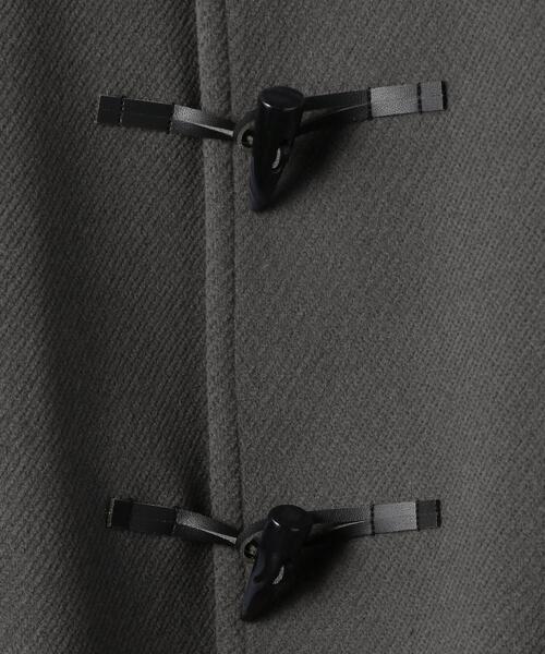 BEAUTY&YOUTH UNITED ARROWS(ビューティーアンドユースユナイテッドアローズ)の「BY パイルメルトンダッフルコートо(ダッフルコート・レディース・グレー/ナチュラル/ライム・SMALL/LARGE/MEDIUM)」の7枚目の写真