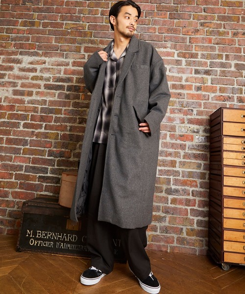 unrelaxing ビッグシルエットチェスターコート｜メンズ 