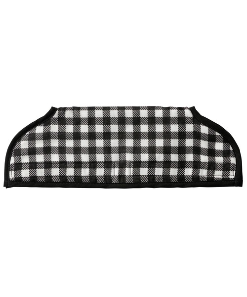 Baby Hopper(ベビーホッパー)の「ガーゼネックカバー(抱っこ紐/ベルトカバー/スリング・キッズ・ネイビー/グレー/ホワイト×ブルー/ホワイト×ブラック/ブラック系その他/ホワイト×ネイビー・ONE SIZE)」の3枚目の写真