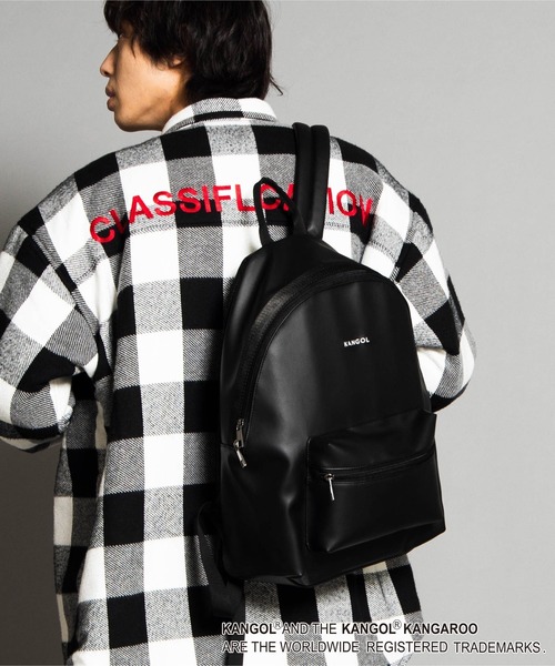 KANGOL（カンゴール）の「∴WEGO/KANGOL別注フェイクレザーデイパック