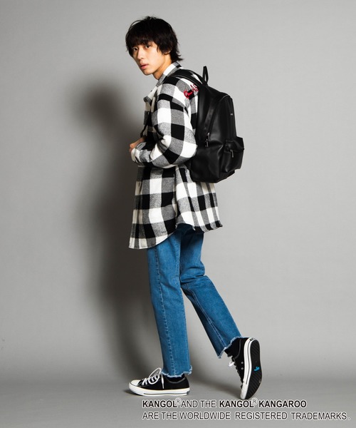 KANGOL（カンゴール）の「∴WEGO/KANGOL別注フェイクレザーデイパック/リュック（バックパック/リュック・メンズ・その他2/その他1・FREE）」の7枚目の写真