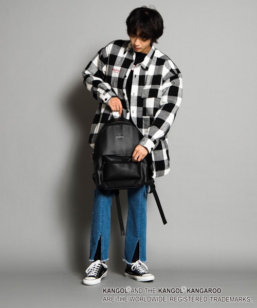 KANGOL（カンゴール）の「∴WEGO/KANGOL別注フェイクレザーデイパック/リュック（バックパック/リュック・メンズ・その他2/その他1・FREE）」の19枚目の写真