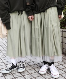 PairPair | チュール×シャイニー２WAYスカート(スカート)