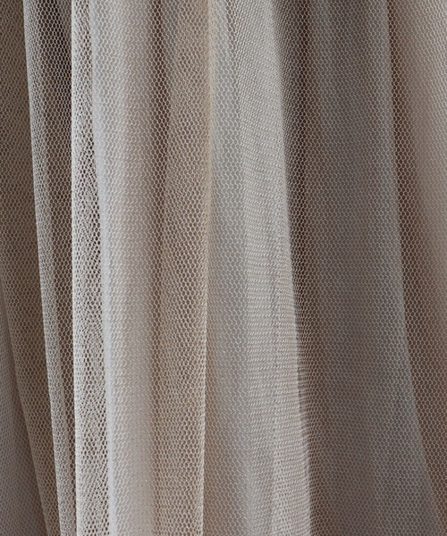 PairPair（ペアペア）の「チュール×シャイニー２WAYスカート（スカート・レディース・ベージュ/ライトグリーン/モカ・FREE）」の7枚目の写真