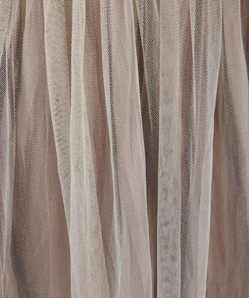 PairPair（ペアペア）の「チュール×シャイニー２WAYスカート（スカート・レディース・ベージュ/ライトグリーン/モカ・FREE）」の22枚目の写真