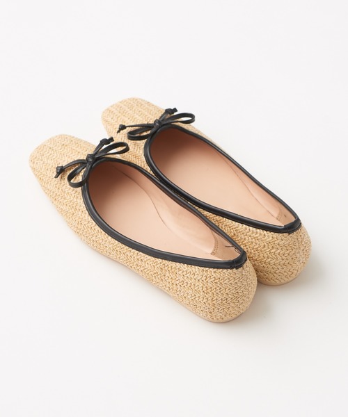 natural couture（ナチュラルクチュール）の「スクエアトゥバレエシューズ（バレエシューズ・レディース・アニマル/ピンクゴールド/ベージュ・SMALL/LARGE/MEDIUM）」の17枚目の写真