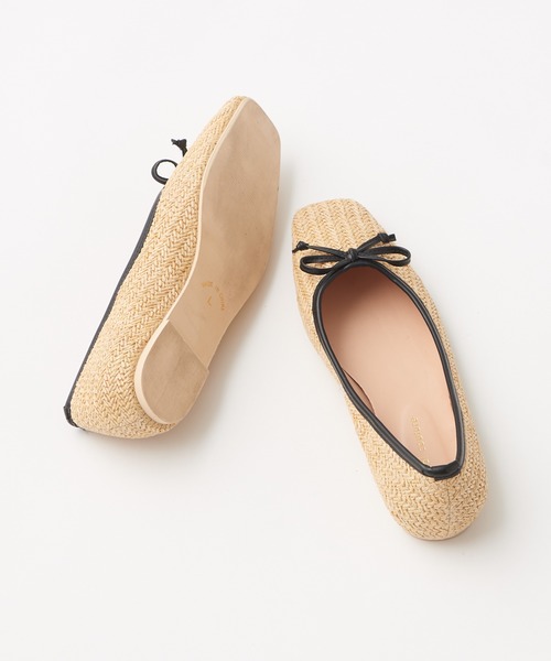 natural couture（ナチュラルクチュール）の「スクエアトゥバレエシューズ（バレエシューズ・レディース・アニマル/ピンクゴールド/ベージュ・SMALL/LARGE/MEDIUM）」の18枚目の写真