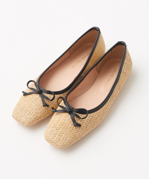 natural couture（ナチュラルクチュール）の「スクエアトゥバレエシューズ（バレエシューズ・レディース・アニマル/ピンクゴールド/ベージュ・SMALL/LARGE/MEDIUM）」の6枚目の写真