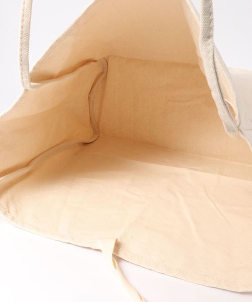 reca（レカ）の「ビッグトートバック（トートバッグ・レディース・ホワイト/ブラック/ベージュ/カーキ・FREE）」の6枚目の写真