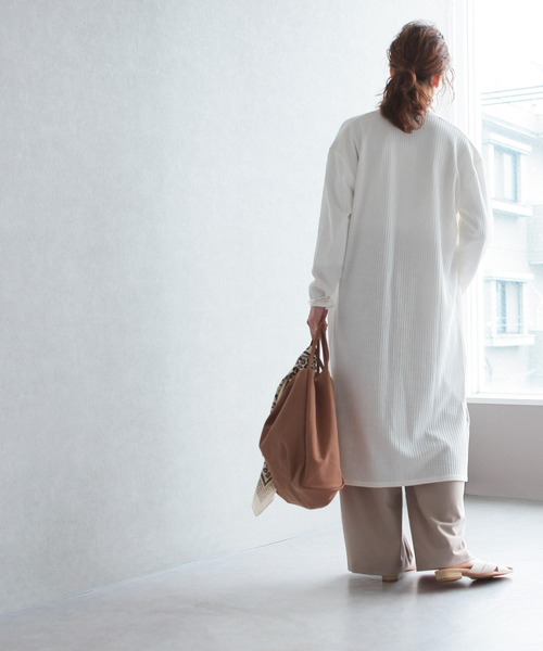 reca（レカ）の「ビッグトートバック（トートバッグ・レディース・ホワイト/ブラック/ベージュ/カーキ・FREE）」の19枚目の写真