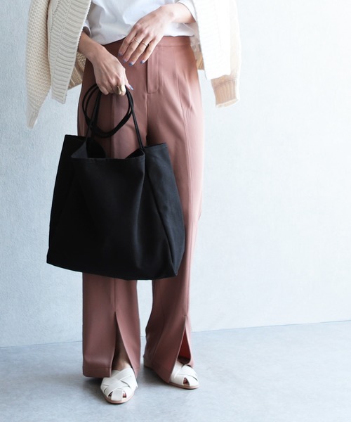 reca（レカ）の「ビッグトートバック（トートバッグ・レディース・ホワイト/ブラック/ベージュ/カーキ・FREE）」の17枚目の写真