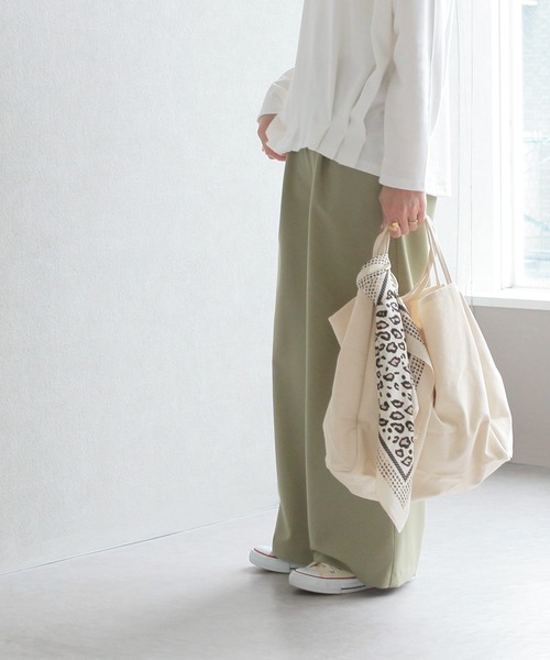 reca（レカ）の「ビッグトートバック（トートバッグ・レディース・ホワイト/ブラック/ベージュ/カーキ・FREE）」の22枚目の写真