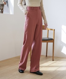 UNE MANSION | 20SS_ハイウエストセンタープレススラックス(スラックス)