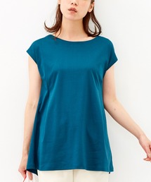 リブ イン コンフォート 抗菌防臭加工がうれしい シルケットコットンのシンプルTシャツ