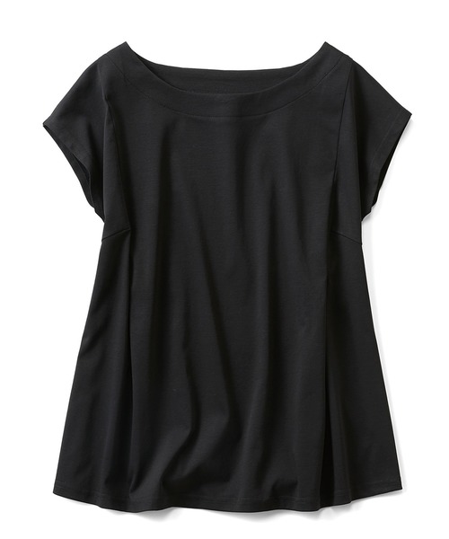 Live in comfort(リブインコンフォート)の「リブ イン コンフォート 抗菌防臭加工がうれしい シルケットコットンのシンプルTシャツ(Tシャツ/カットソー・レディース・ホワイト/ブラック/ベージュ/オレンジ系その他/グリーン系その他・SMALL/MEDIUM/LARGE/X-LARGE/XX-LARGE/XXX-LARGE)」の6枚目の写真