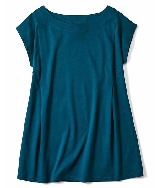 Live in comfort(リブインコンフォート)の「リブ イン コンフォート 抗菌防臭加工がうれしい シルケットコットンのシンプルTシャツ(Tシャツ/カットソー・レディース・ホワイト/ブラック/ベージュ/オレンジ系その他/グリーン系その他・SMALL/MEDIUM/LARGE/X-LARGE/XX-LARGE/XXX-LARGE)」の10枚目の写真