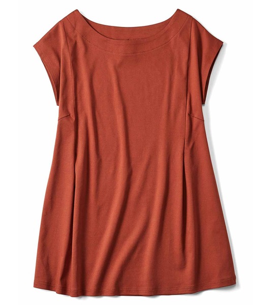 Live in comfort(リブインコンフォート)の「リブ イン コンフォート 抗菌防臭加工がうれしい シルケットコットンのシンプルTシャツ(Tシャツ/カットソー・レディース・ホワイト/ブラック/ベージュ/オレンジ系その他/グリーン系その他・SMALL/MEDIUM/LARGE/X-LARGE/XX-LARGE/XXX-LARGE)」の11枚目の写真