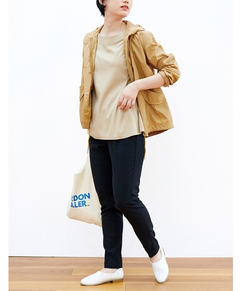 Live in comfort(リブインコンフォート)の「リブ イン コンフォート 抗菌防臭加工がうれしい シルケットコットンのシンプルTシャツ(Tシャツ/カットソー・レディース・ホワイト/ブラック/ベージュ/オレンジ系その他/グリーン系その他・SMALL/MEDIUM/LARGE/X-LARGE/XX-LARGE/XXX-LARGE)」の13枚目の写真