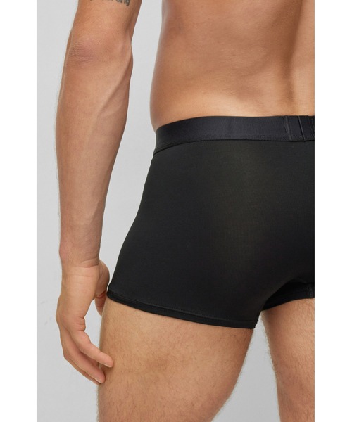 BOSS(ボス)の「ストレッチコットン レギュラーライズ トランクス(ボクサーパンツ・メンズ・ブラック/ホワイト・S/M/L/XL/XXL)」の12枚目の写真