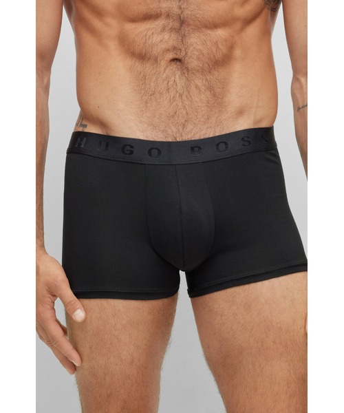 BOSS(ボス)の「ストレッチコットン レギュラーライズ トランクス(ボクサーパンツ・メンズ・ブラック/ホワイト・S/M/L/XL/XXL)」の11枚目の写真
