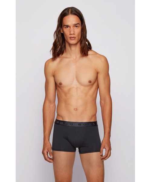 BOSS(ボス)の「ストレッチコットン レギュラーライズ トランクス(ボクサーパンツ・メンズ・ブラック/ホワイト・S/M/L/XL/XXL)」の13枚目の写真