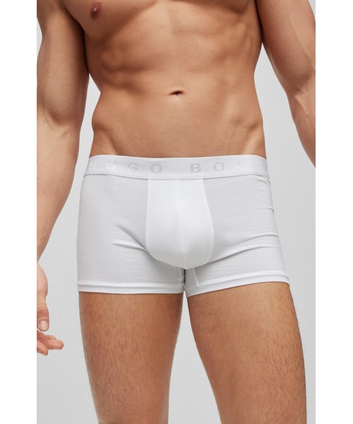 BOSS(ボス)の「ストレッチコットン レギュラーライズ トランクス(ボクサーパンツ・メンズ・ブラック/ホワイト・S/M/L/XL/XXL)」の14枚目の写真