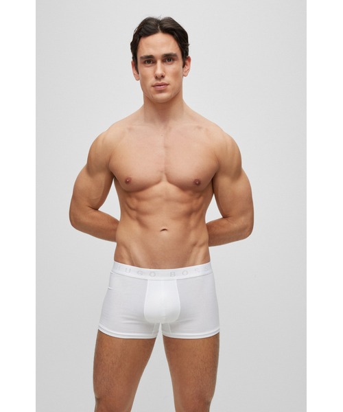 BOSS(ボス)の「ストレッチコットン レギュラーライズ トランクス(ボクサーパンツ・メンズ・ブラック/ホワイト・S/M/L/XL/XXL)」の16枚目の写真