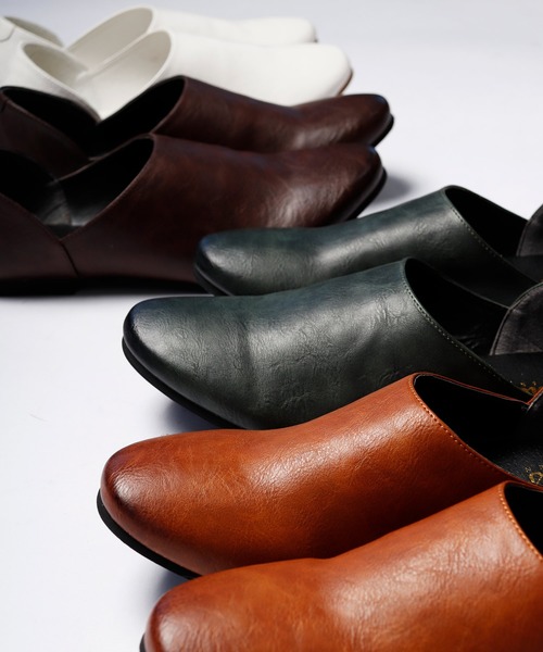 Dedes（デデス）の「DEDES バブーシュスリッポン（スリッポン・メンズ・ブラウン/キャメル/ダークブラウン/ネイビー/ワインレッド/ホワイト/ベージュ/ブラック/カーキ・40/41/42/44/43）」の21枚目の写真