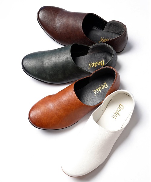 Dedes（デデス）の「DEDES バブーシュスリッポン（スリッポン・メンズ・ブラウン/キャメル/ダークブラウン/ネイビー/ワインレッド/ホワイト/ベージュ/ブラック/カーキ・40/41/42/44/43）」の22枚目の写真