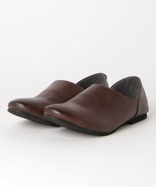 Dedes（デデス）の「DEDES バブーシュスリッポン（スリッポン・メンズ・ブラウン/キャメル/ダークブラウン/ネイビー/ワインレッド/ホワイト/ベージュ/ブラック/カーキ・40/41/42/44/43）」の12枚目の写真