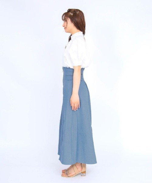 axes femme（アクシーズファム）の「ジップハイウエストSK（スカート