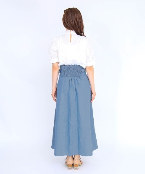 axes femme（アクシーズファム）の「ジップハイウエストSK（スカート