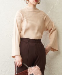 natural couture | 【WEB限定】もちもちラグランフレアスリーブニット(ニット/セーター)