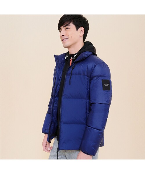 AIGLE（エーグル）の「マッタカ（ダウンジャケット/コート・メンズ・ブルー/イエロー/ブラック/レッド・L/M/LL）」の11枚目の写真
